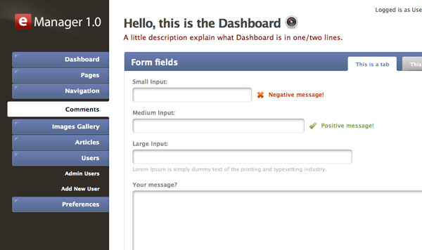 Admin Theme