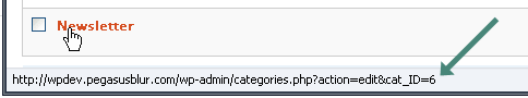 Category ID link