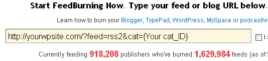 FeedBurner form
