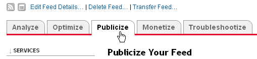 Publicize navigation