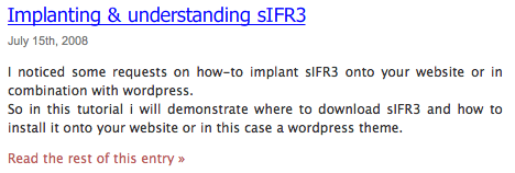 Smaller Font Size