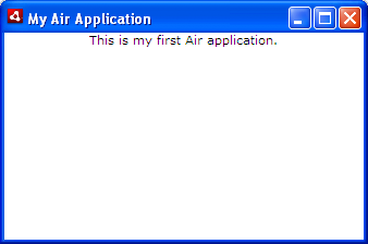 Your Air application running on Windows XP