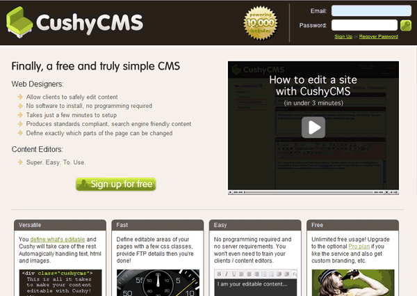 cushy cms