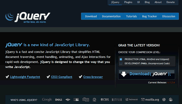 jQuery Website
