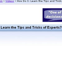<br /> Learn the Tips and Tricks of Experts