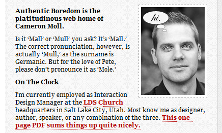 Cameron Moll's Website
