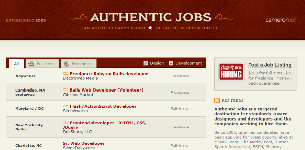 Authentic Jobs