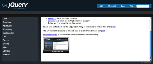 API Screenshot