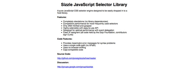 Sizzle Screenshot