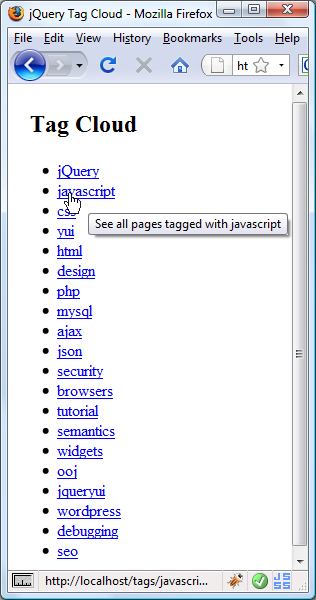 tag cloud