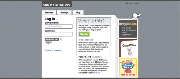 Are my sites up?
