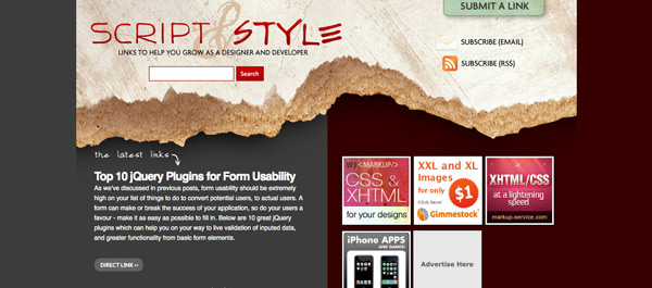 Script and Style