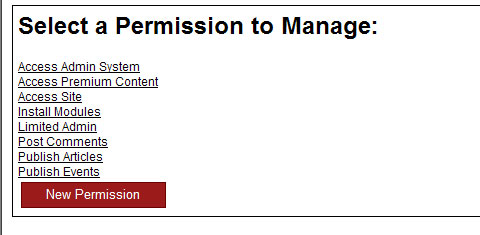Permissions Form