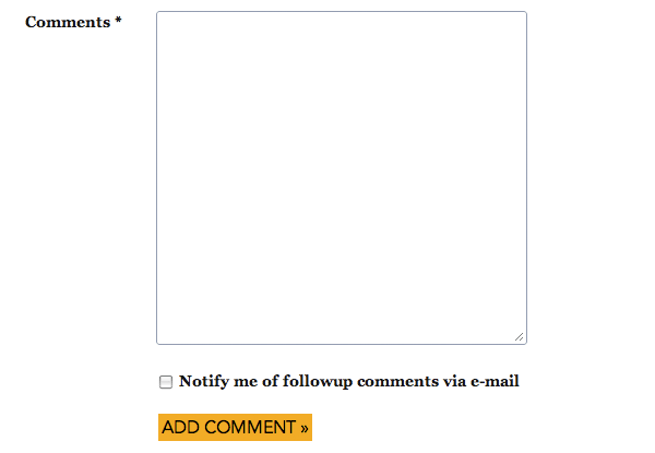 Subscribe to Comments