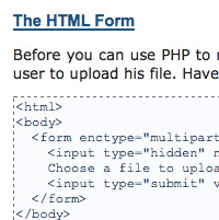 PHP secure File Upload