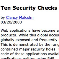 10 php security tips