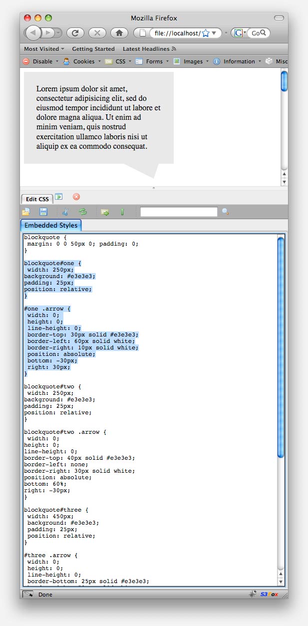 css shapes