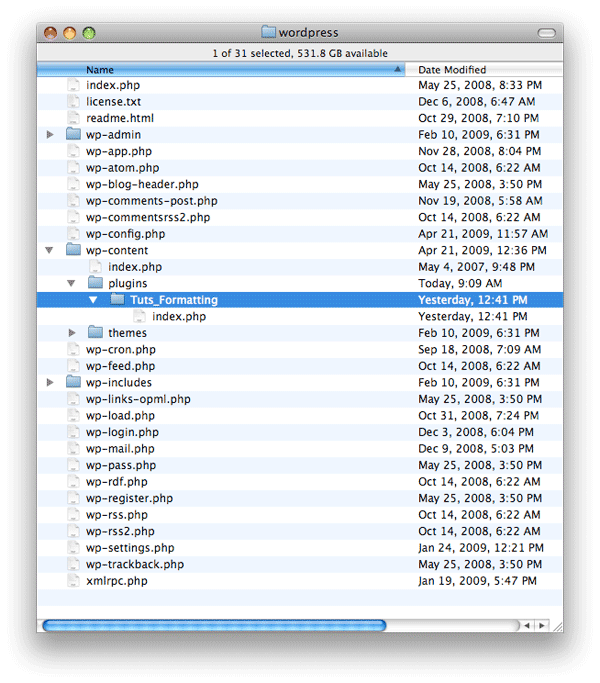 Folder Structure