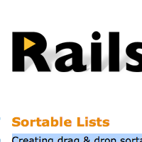 Sortable Lists