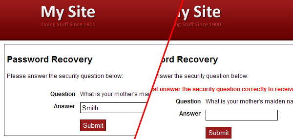 Security Question