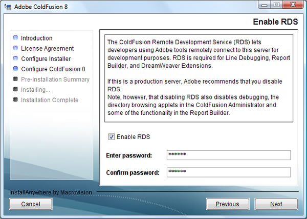 Adobe ColdFusion 8 Splash Screen