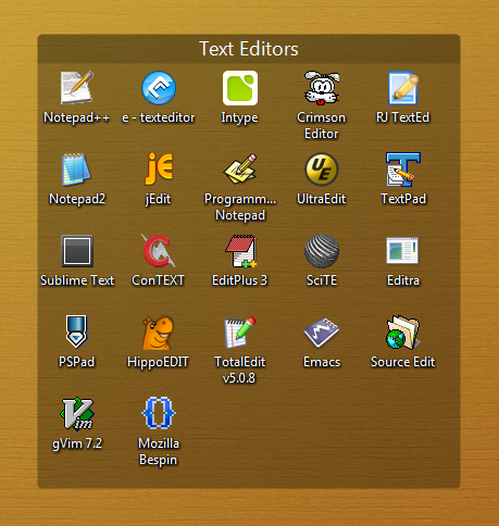 Windows Text Editors