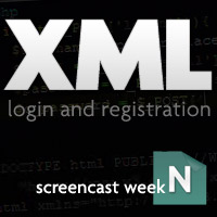 XML Login and Registration