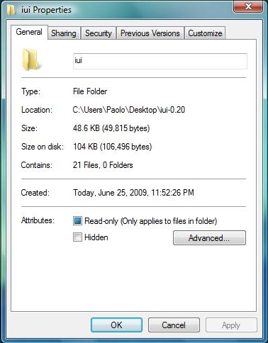 iui filesize