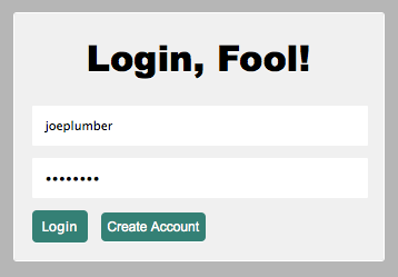 Login Form