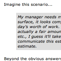 Anchoring Estimates