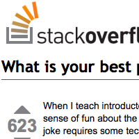 What is your best programmer joke?