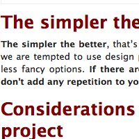 For God’s sake! Keep it simple!