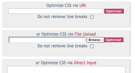 use css compressors