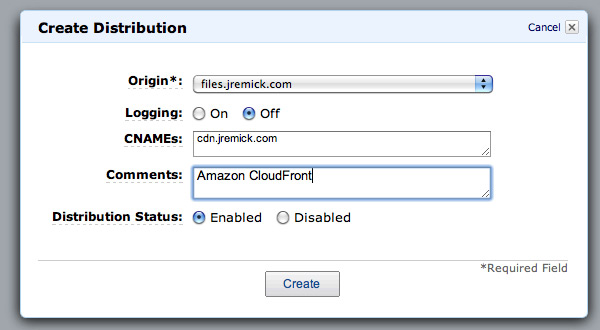 create-distribution-settings