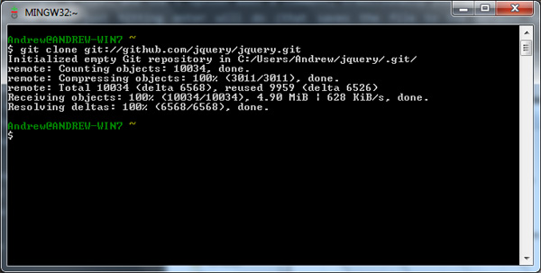 get image url jquery. If you go to the jQuery GitHub project, you'll find the git clone URL.