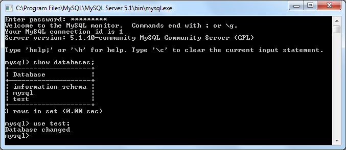 Select Database