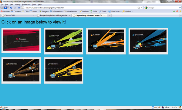 Our Gallery with CSS only