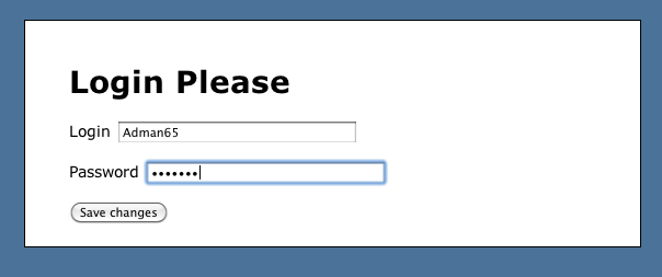 Login Page