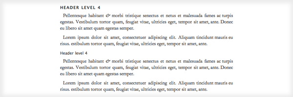 Lucida and Garamond, contrasting and conflicting