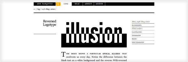 Jon Tan, attention to micro typography