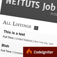 Create a Jobs Board With CodeIgniter: Premium Tutorial