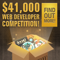 Reminder: $41,000 Web Developer Competition