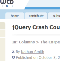jQuery Crash Course