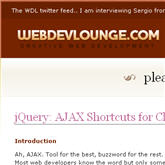 AJAX shortcuts for jQuery and MooTools